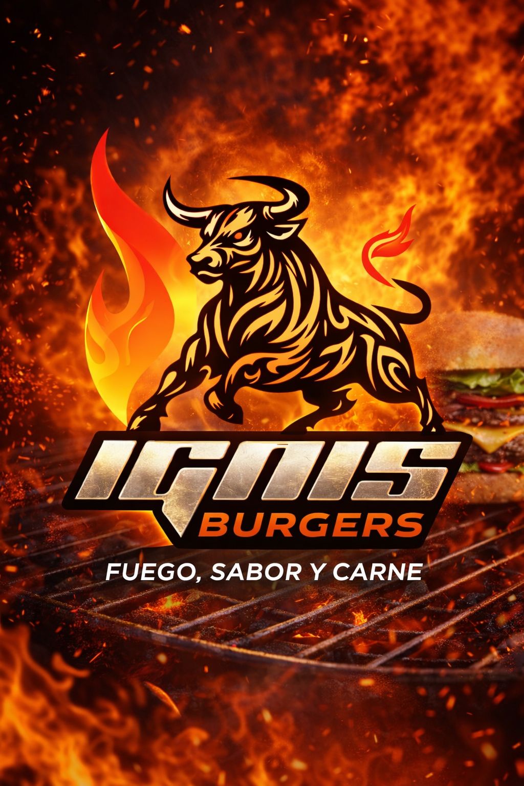IGNIS Burgers — Fuego, Sabor y Carne